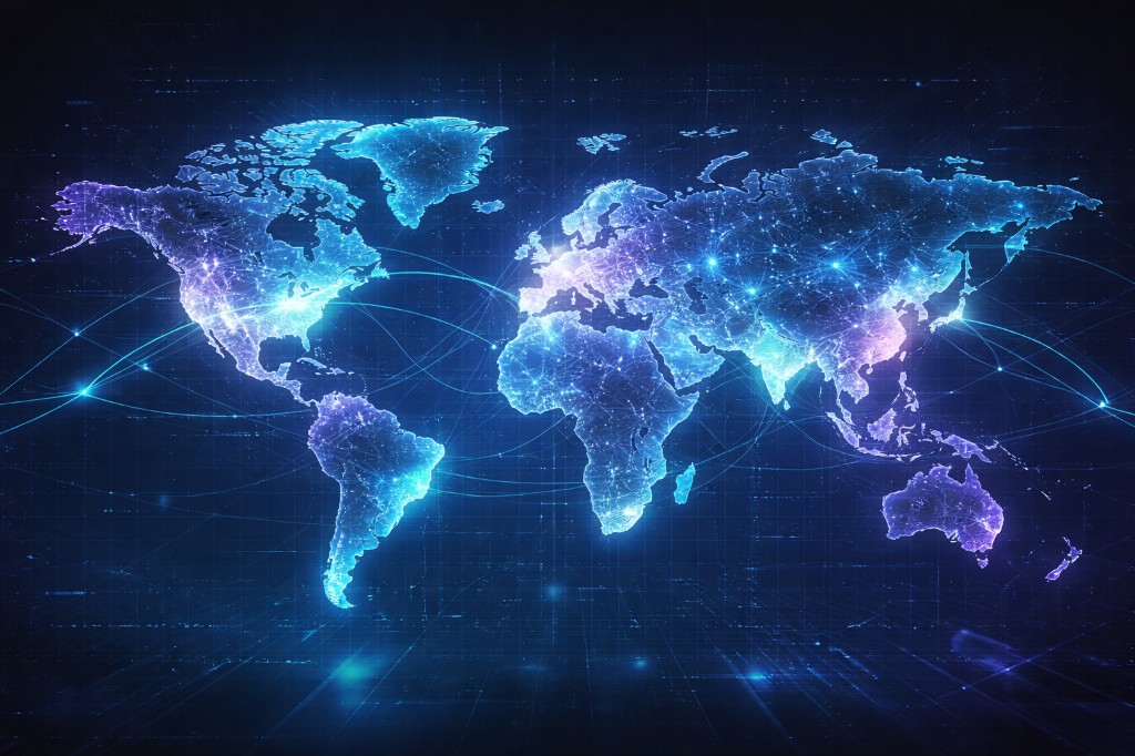 World map highlighting our active regions